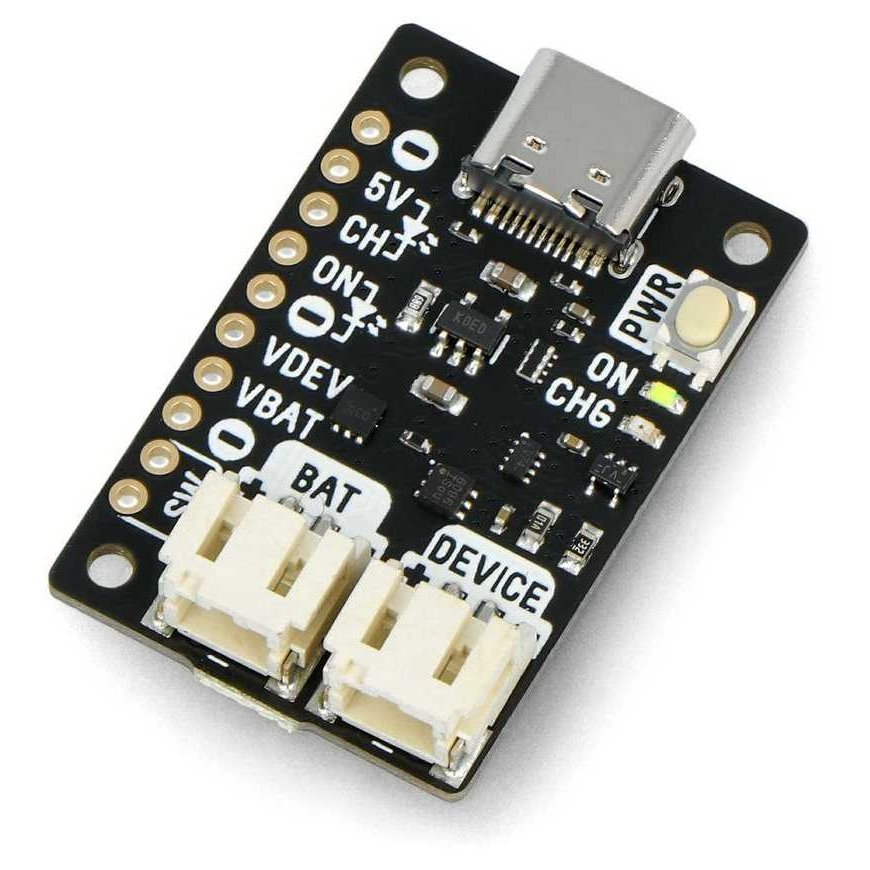 LiPo Amigo PRO - Li-Pol and Li-Ion battery charging module via USB C - Pimoroni PIM612