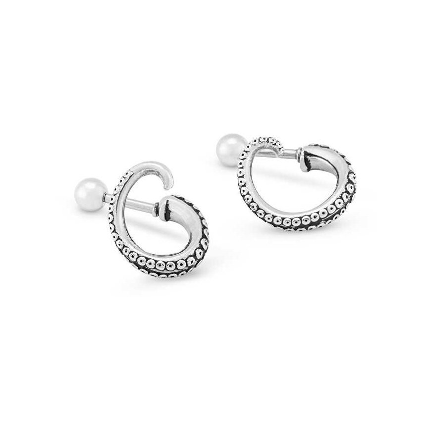 Troli Unusual steel earrings Tentacle KS-153