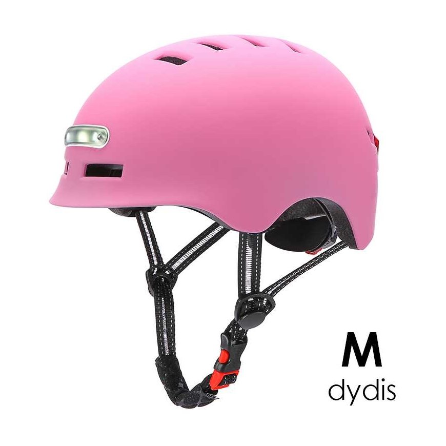 Beaster Scooter Helmet Beaster BS02HPM, size M, pink, with LED lights