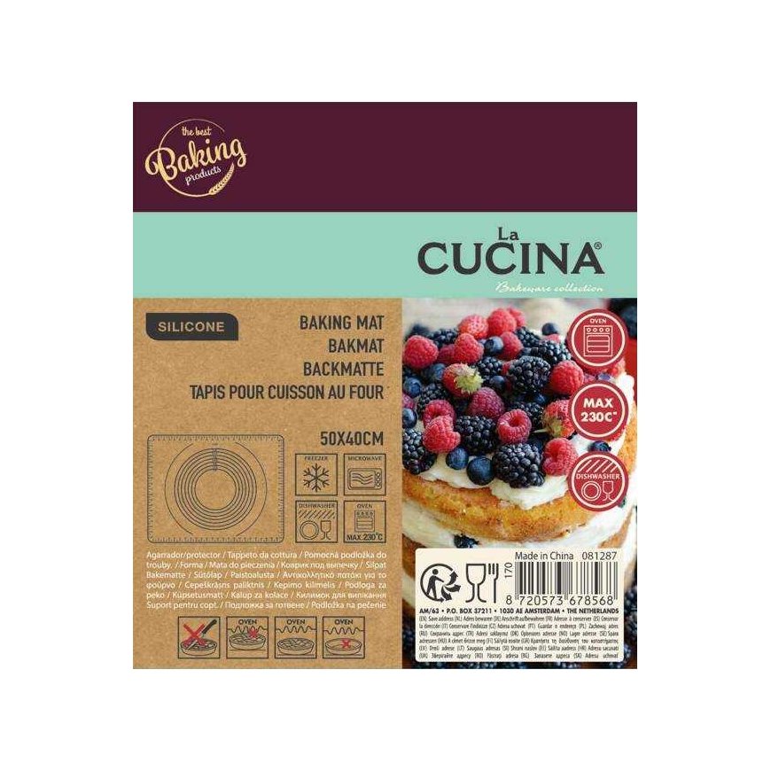 La Cucina Silicone baking mat with scales, 50 x 40 cm – 2