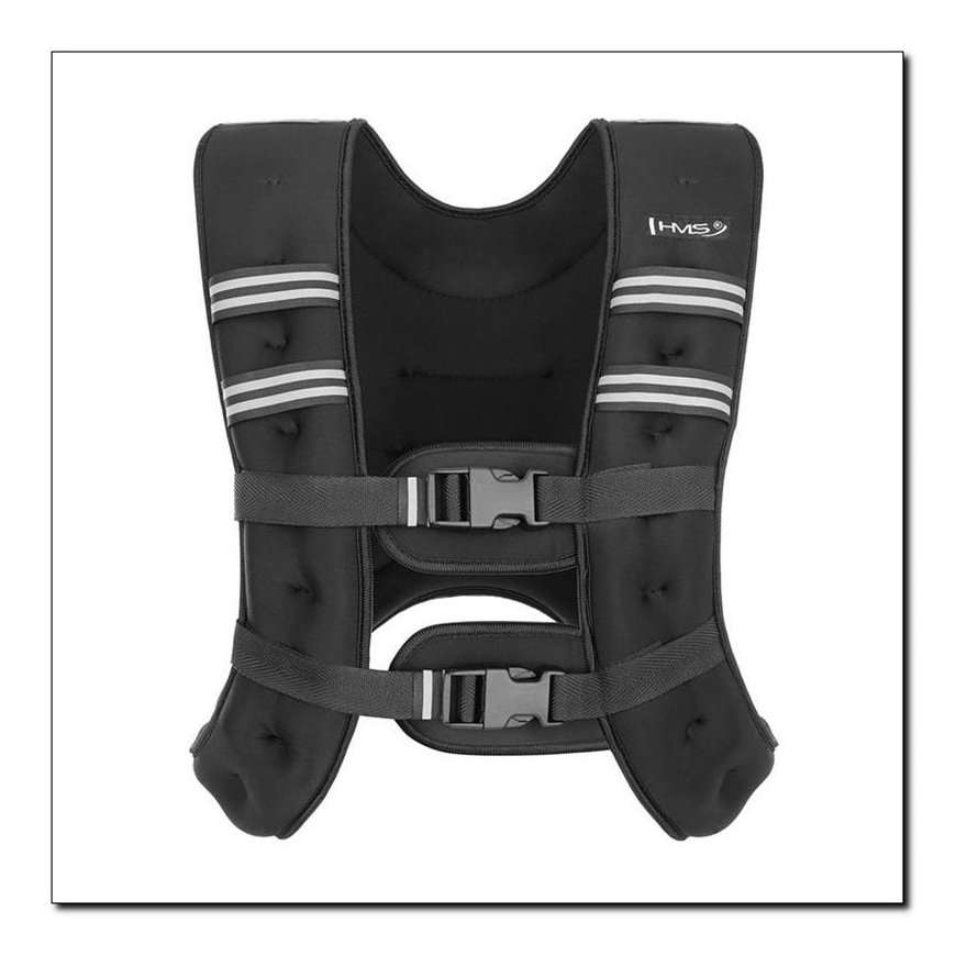 HMS Fitness KTO08 svorių liemenė 8 kg Neopreno, Smėlio Juoda – 2