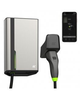 Green Cell EVGC021A2275 elektromobilių įkrovimo stotelė Pilka Aliuminis Siena 3 Įmontuotas ekranas LED