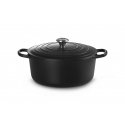 Le Creuset Signature 8,1 L Pyöreä musta Le Creuset Signature 8,1 L Pyöreä musta