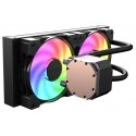 LC-Power LC-CC-240-B-ARGB Datora dzesēšanas sistēma Procesors Universāls šķidruma dzesētājs 12 cm Me