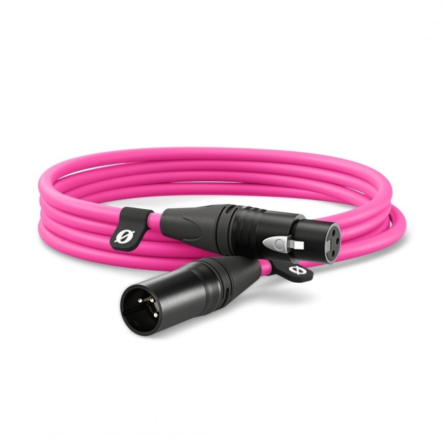 RØDE XLR3M-P audiokaapeli 3 m XLR Vaaleanpunainen