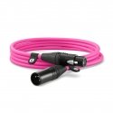 RØDE XLR3M-P audiokaapeli 3 m XLR Vaaleanpunainen RØDE XLR3M-P audiokaapeli 3 m XLR Vaaleanpunainen
