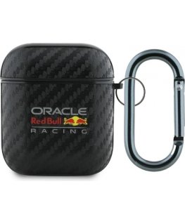 Red Bull PU Carbon Case for AirPods 1|2 Black