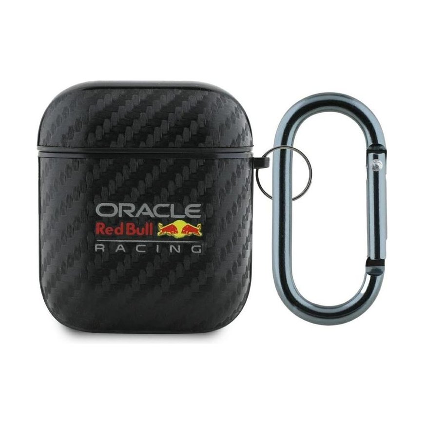 Red Bull PU Carbon Case for AirPods 1|2 Black