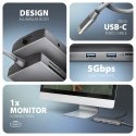 Axagon HMC-8HLSA kannettavien tietokoneiden telakka ja porttitoistin Langallinen USB 3.2 Gen 1 (3.1 Axagon HMC-8HLSA kannettavien tietokoneiden telakka ja porttitoistin Langallinen USB 3.2 Gen 1 (3.1