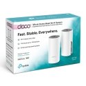 TP-Link Deco E4 (2-pack) Kaks sagedusala (2,4 GHz / 5 GHz) Wi-Fi 5 (802.11ac) Valge, Hall Sisemodem TP-Link Deco E4 (2-pack) Kaks sagedusala (2,4 GHz / 5 GHz) Wi-Fi 5 (802.11ac) Valge, Hall Sisemodem