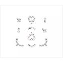 Essence 3D NAIL JEWELS nagu uzlīme 10 pcs Sudrabs Essence 3D NAIL JEWELS nagu uzlīme 10 pcs Sudrabs