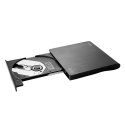 Savio AK-59 External slim CD/DVD Recorder R/RW - USB-C/USB-A black optiskā iekārta (CD, DVD-RW, Blu- Savio AK-59 External slim CD/DVD Recorder R/RW - USB-C/USB-A black optiskā iekārta (CD, DVD-RW, Blu-
