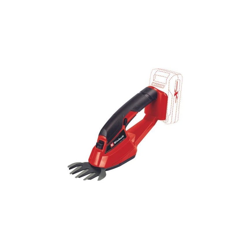 Einhell GE-CG 18/1 Li-Solo бесшнуровые ножницы для травы 10 cm 18 V Литиевая Черный, Красный