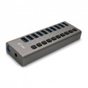 i-tec U3CHARGEHUB10 mobiilseadme laadija Universaalne Hall Vahelduvvool Kiirlaadimine Hoonesisene