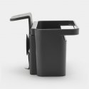 Brabantia 302466 uzglabāšanas konteineris vannas istabai Pelēks Vannas istabas organizators