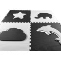 Foam mat Milly Mally Jolly 2x2 grey Foam mat Milly Mally Jolly 2x2 grey