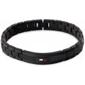 Tommy Hilfiger Nadčasový black náramek pro muže Homme 2790420