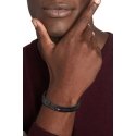 Tommy Hilfiger Nadčasový černý náramek pro muže Homme 2790420 Tommy Hilfiger Nadčasový černý náramek pro muže Homme 2790420