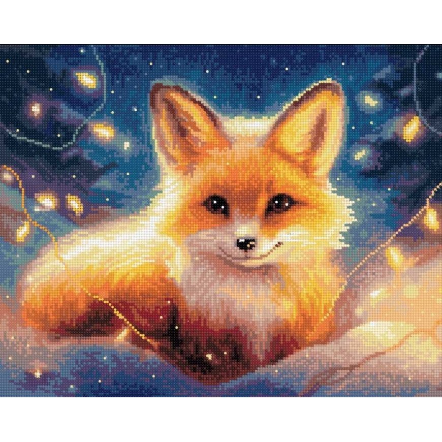 Beldizart Diamond painting with picture frame Fox in the light 30x40 cm VA827 – 2
