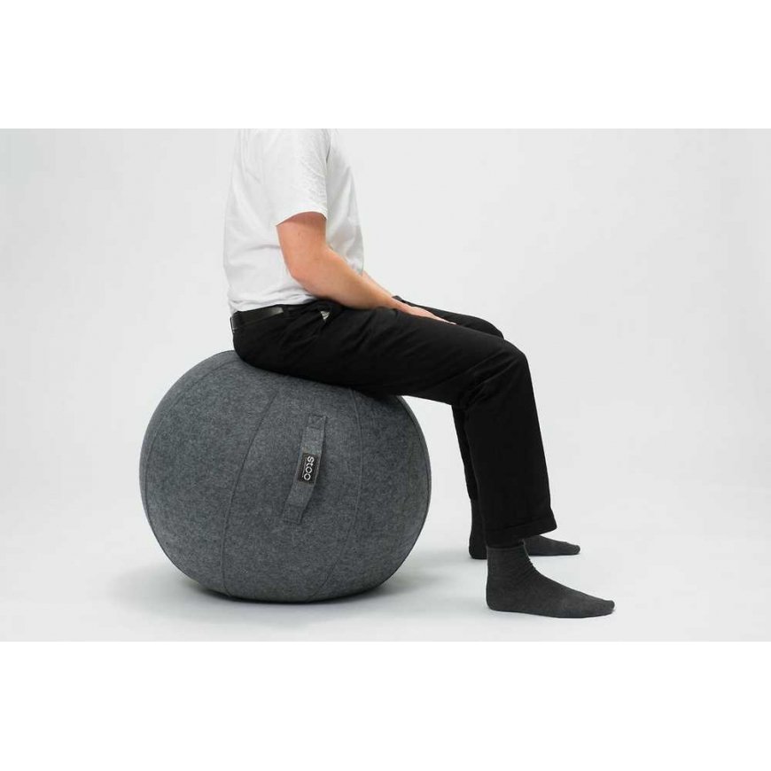 Stoo Active Ball - aktiivipallo, vaaleanharmaa, Ø65 cm – 5