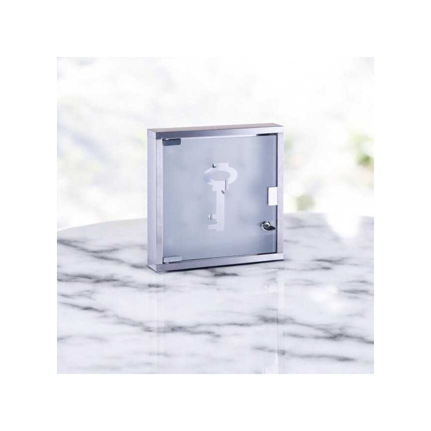 Zeller Key box with glass door, 30 x 30 x 6 cm – 2