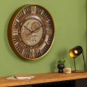Atmosphera Retrotyylinen kello näkyvällä YONI-mekanismilla, Ø 59 cm Atmosphera Retrotyylinen kello näkyvällä YONI-mekanismilla, Ø 59 cm