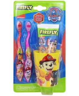 Firefly Paw Patrol Dental Set Soft (Red and Pink)