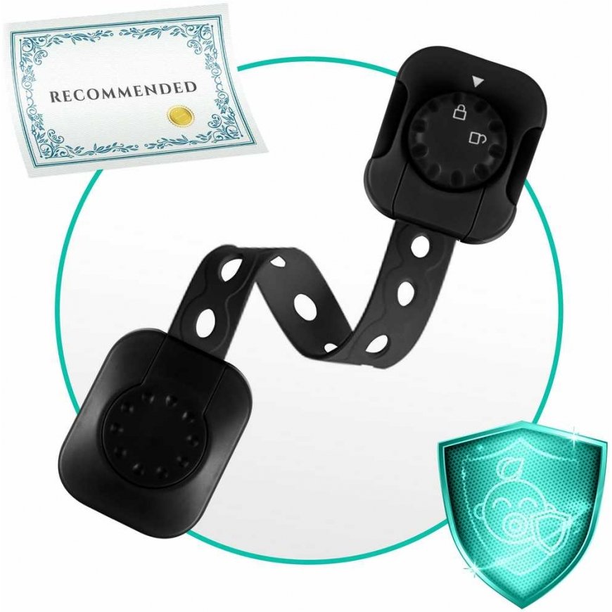 Ricokids 798202 spintelės atidarymo spyna, 6 vnt, juoda – 3