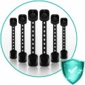 Ricokids 798202 cabinet opening lock, 6 pcs, black