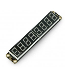 DFRobot DFR0645-G Gravity 8 segmentų, 8 skaitmenų LED ekranas, I2C, žalias