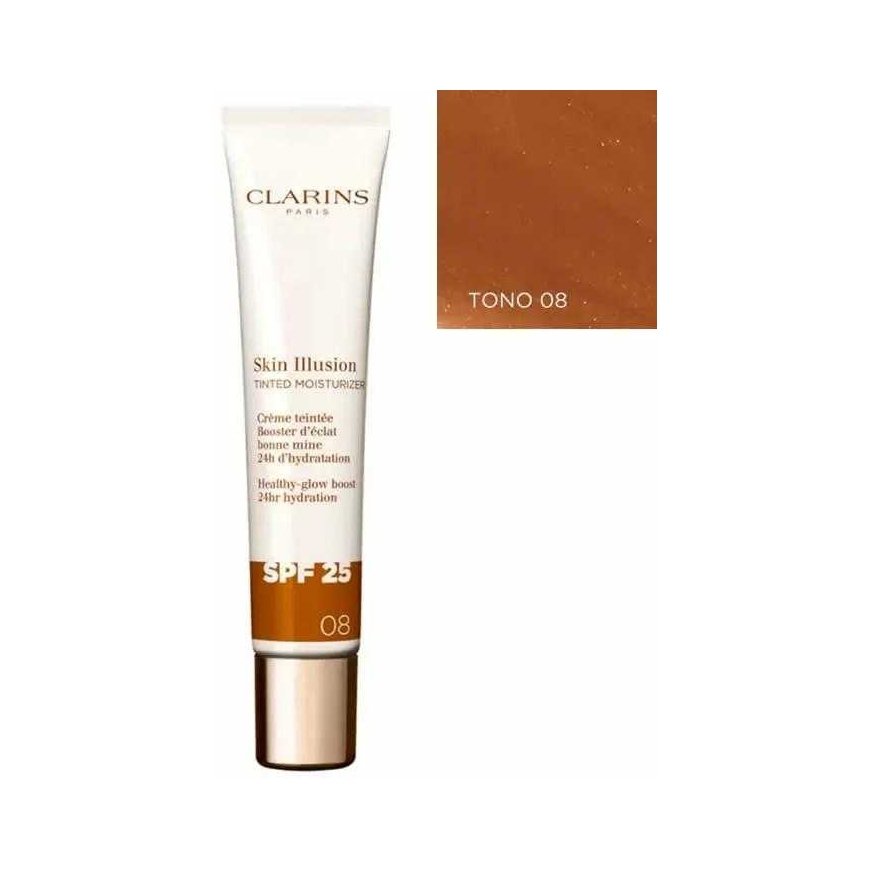 Clarins Skin Illusion Tinted Moisturizer Spf25 08, 40 ml