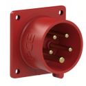 CEE Panel Socket Inlet, Straight, 16A 5P Elteco CEE Panel Socket Inlet, Straight, 16A 5P Elteco