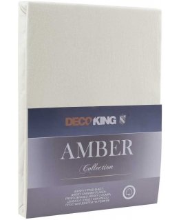 Paklodė DecoKing Amber, Smėlio, 240x200 cm, su guma