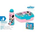Disney Minnie Mouse aluminum bottle 500 ml + lunch box Disney Minnie Mouse aluminum bottle 500 ml + lunch box