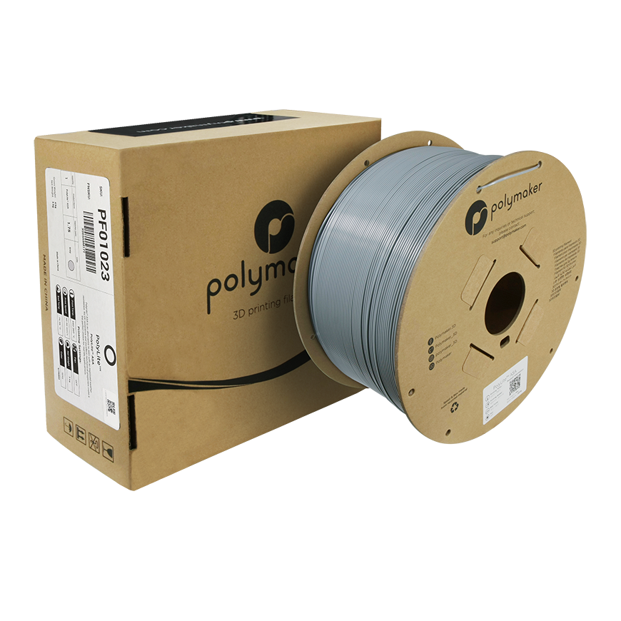Polymaker PolyLite ASA - 3 kg - 1,75 mm - harmaa – 3