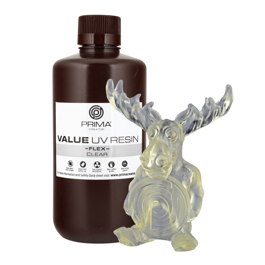 PrimaCreator Value Flex UV derva - 1000ml - Skaidri