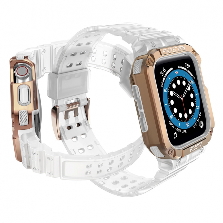 Apple SE/7 silicone Hurtel strap, Pink, 38/40/41 mm – 4