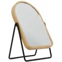 Frame Makeup mirror in bamboo frame, magnifying, rotating Frame Makeup mirror in bamboo frame, magnifying, rotating