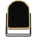Frame Makiažo veidrodis bambukiniame rėmelyje, didinantis, besisukantis Frame Makiažo veidrodis bambukiniame rėmelyje, didinantis, besisukantis