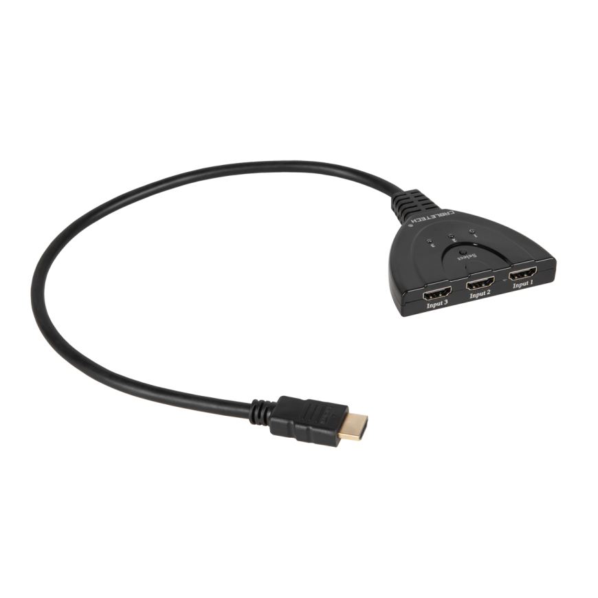 Internal HDMI switch connector on 1 output / 2 input cable. – 2