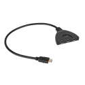 Internal HDMI switch connector on 1 output / 2 input cable. Internal HDMI switch connector on 1 output / 2 input cable.