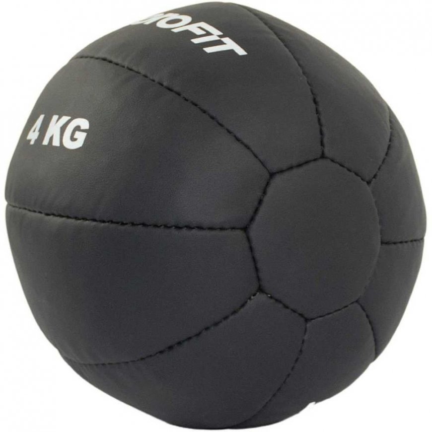 Medicine ball 4kg, synthetic leather, Enero Fit – 3