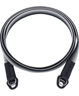 ARTISANARTIST Artisan & Artist I ACAM-322A I Silk camera strap (Long), Black/Silver