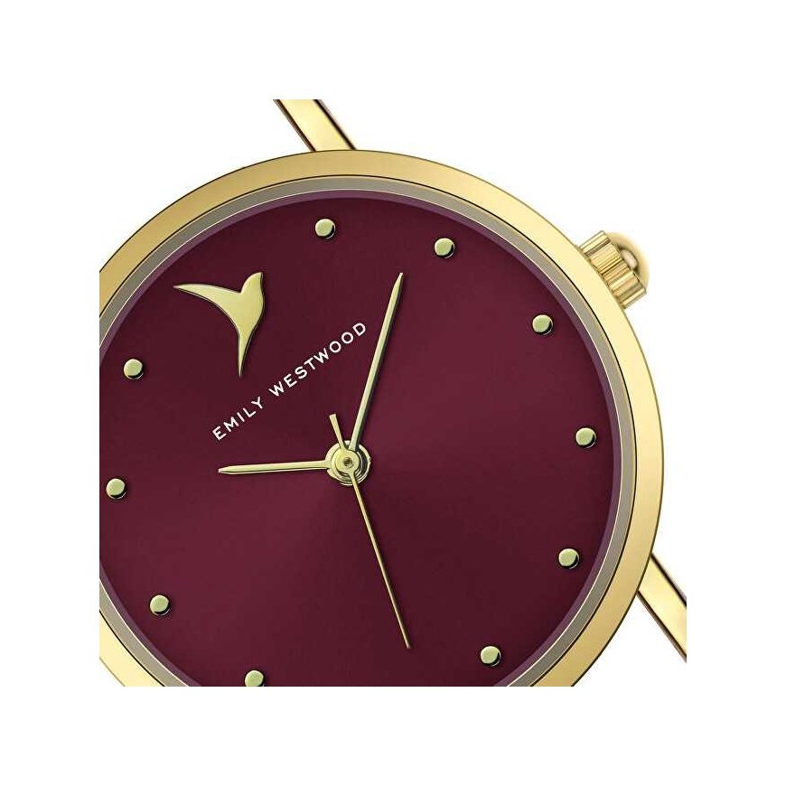Emily Westwood Burgundy Whisper Gold EKF-5914GQ -kello – 2