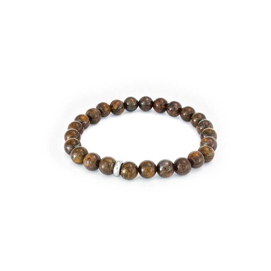 Agato Korálkový náramek with bronzite MINK127/20