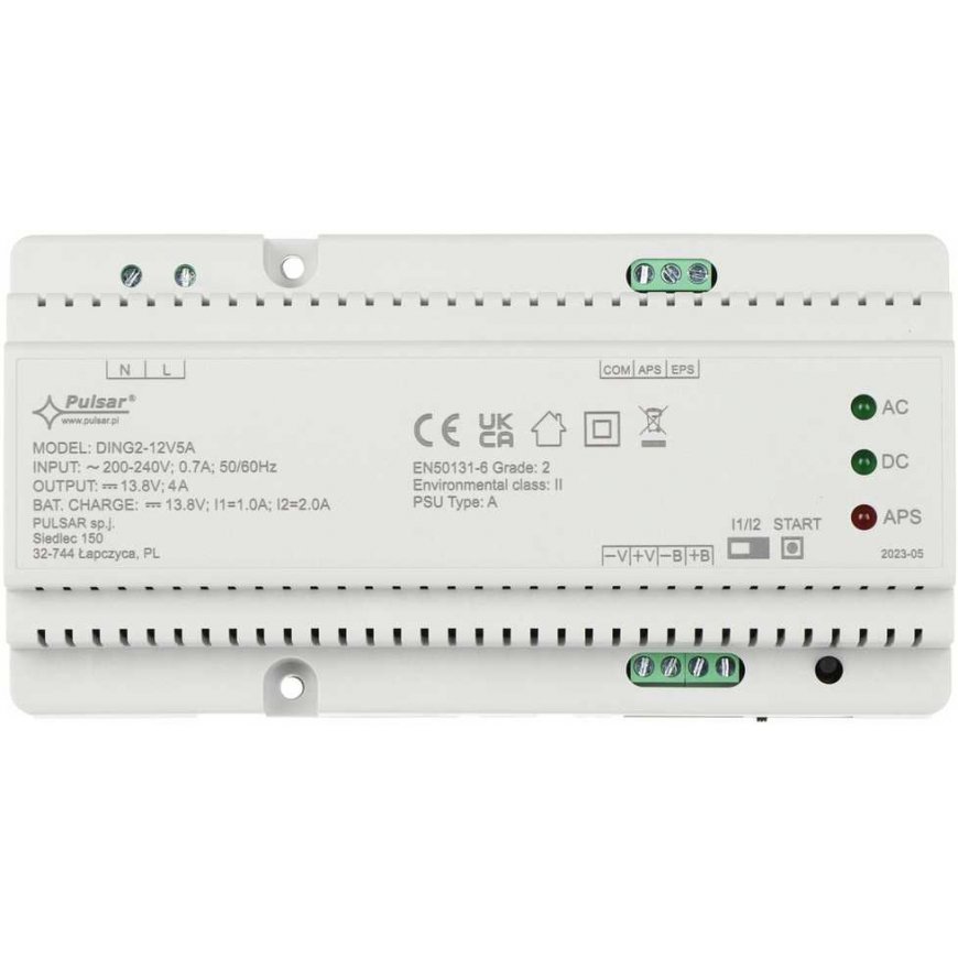PULSAR BUFFERED SWITCHING POWER ADAPTER DING2-12V5A
