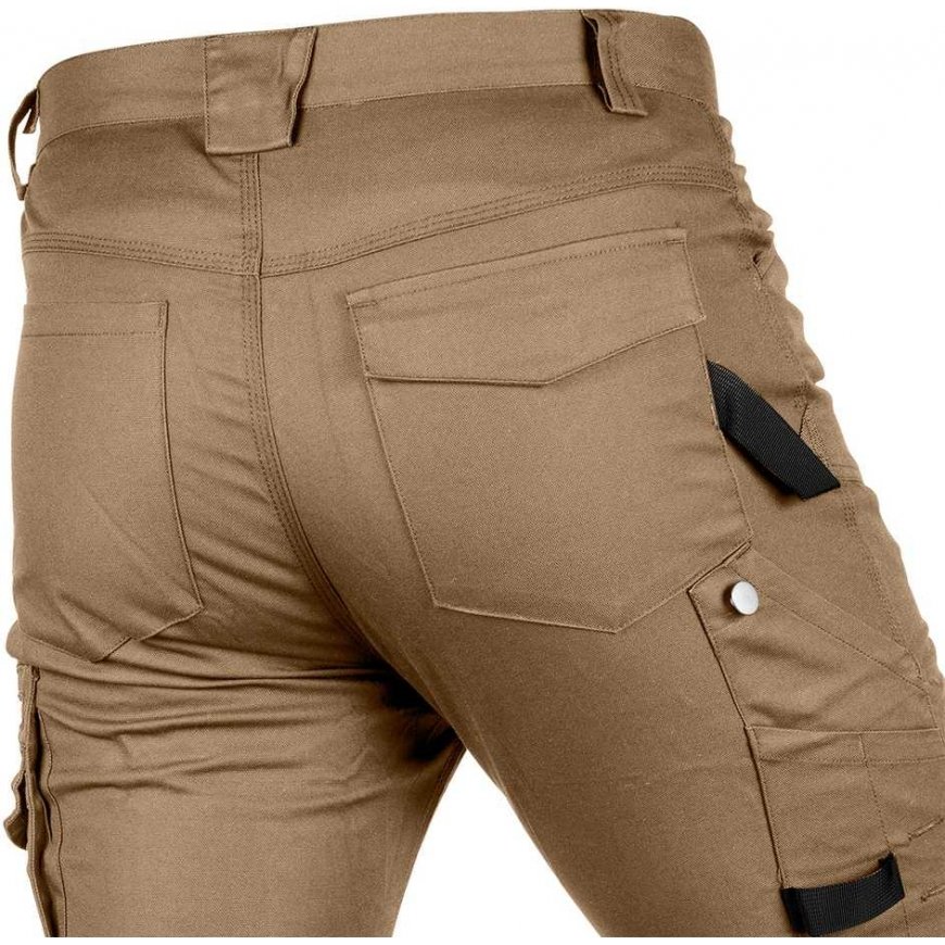 Neo Tools Work trousers Mix&Match, canvas, brown, size M – 2