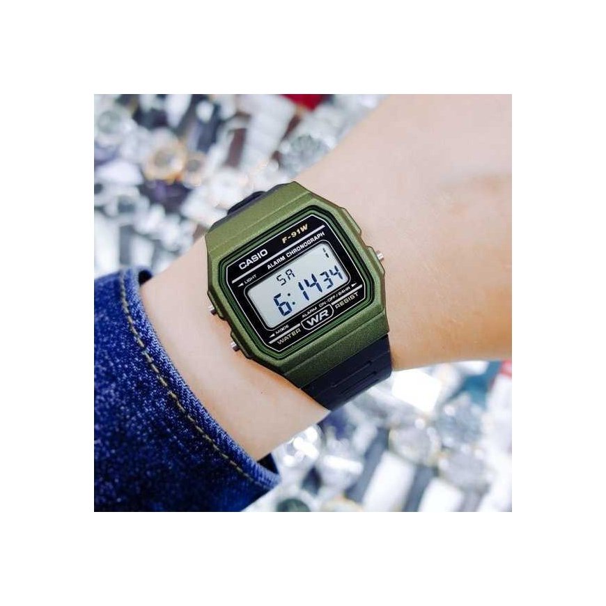 Men's watch CASIO F-91WM-3AER (zd102f) + BOX – 4