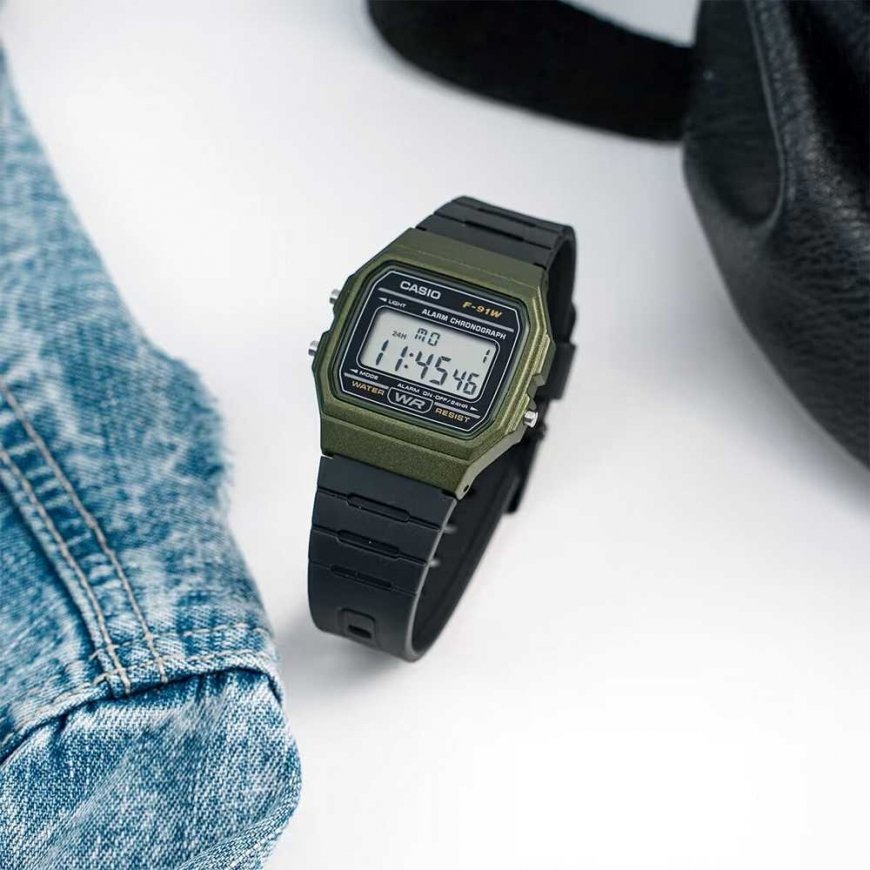 Men's watch CASIO F-91WM-3AER (zd102f) + BOX – 5