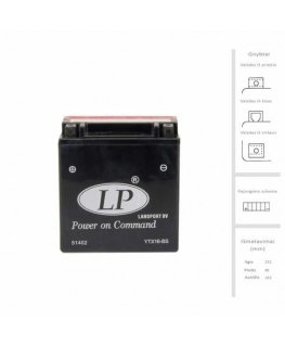 Landport-akku 14 Ah 230A EN 12V